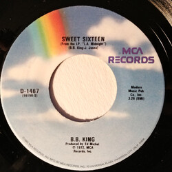 B.B. King Sweet Sixteen / I Got Some Help I Don't Need Vinyl 7" USED