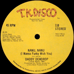 Daddy Dewdrop Nanu, Nanu (I Wanna Funky Wich You) / The Real Thing Vinyl 12" USED
