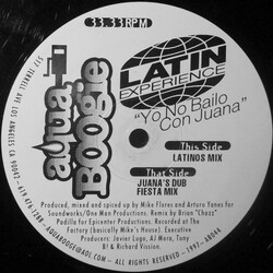 Latin Experience Yo No Bailo Con Juana Vinyl 12" USED