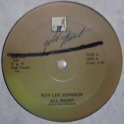 Roy Lee Johnson All Night Vinyl 12" USED