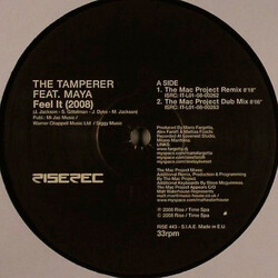 The Tamperer / Maya Feel It (2008) Vinyl 12" USED