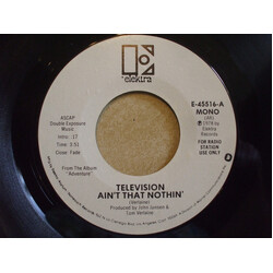 Television Ain't That Nothin' Vinyl 7" USED