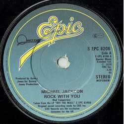 Michael Jackson Rock With You Vinyl 7" USED