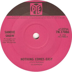 Sandie Shaw Nothing Comes Easy Vinyl 7" USED
