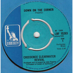 Creedence Clearwater Revival Down On The Corner / Fortunate Son Vinyl 7" USED