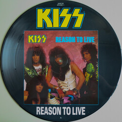 Kiss Reason To Live Vinyl 12" USED