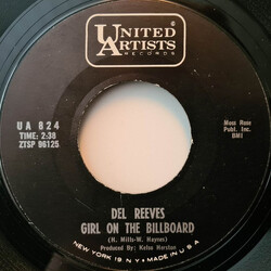 Del Reeves Girl On The Billboard Vinyl 7" USED