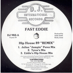 "Fast" Eddie Smith Hip House (89 "Remix") Vinyl 12" USED