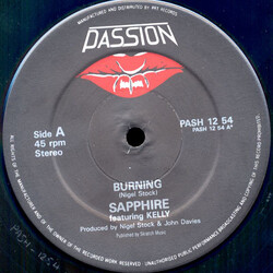 Sapphire / Kelly Marie Burning Vinyl 12" USED