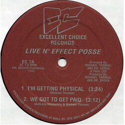 Live N' Effect Posse I'm Getting Physical Vinyl 12" USED