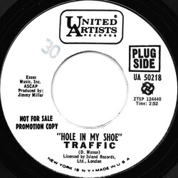 Traffic Hole In My Shoe Vinyl 7" USED