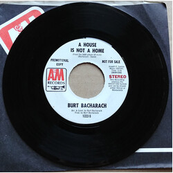 Burt Bacharach A House Is Not A Home Vinyl 7" USED