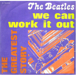 The Beatles We Can Work It Out Vinyl 7" USED