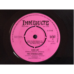 The Strangeloves Cara-Lin Vinyl 7" USED
