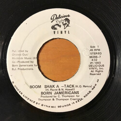 Born Jamericans Boom Shak A-Tack (K.O. Remix) Vinyl 7" USED