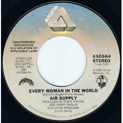 Air Supply Every Woman In The World USED VINYL 7INCH 45 RPM SINGLE STEREO
