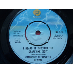Creedence Clearwater Revival / John Fogerty I Heard It Through The Grapevine (Edit) / Rockin' All Over The World Vinyl 7" USED