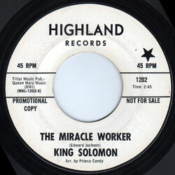 King Solomon (4) The Miracle Worker Vinyl 7" USED