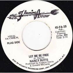 Nancy Butts Let Me Be Free Vinyl 7" USED