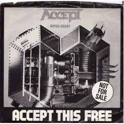 Accept Accept This Free Vinyl 7" USED
