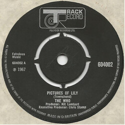 The Who Pictures Of Lily Vinyl 7" USED