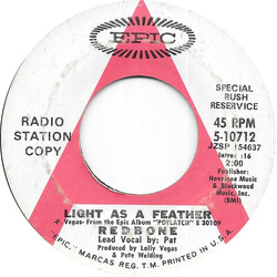 Redbone Light As A Feather Vinyl 7" USED