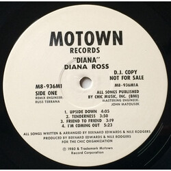 Diana Ross Diana Vinyl LP USED
