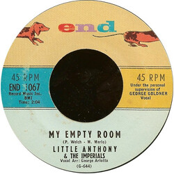 Little Anthony & The Imperials My Empty Room Vinyl 7" USED