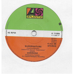 Cerrone Supernature / Give My Love Vinyl 7" USED