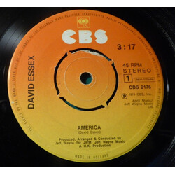 David Essex America Vinyl 7" USED