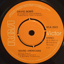 David Bowie Young Americans Vinyl 7" USED
