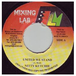 Nitty Kutchie United We Stand Vinyl 7" USED