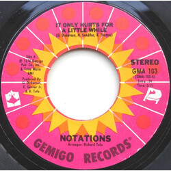 The Notations It Only Hurts For A Little While / Superpeople Vinyl 7" USED