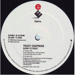 Tracy Chapman Born To Fight USED VINYL 12INCH 33 S RPM SINGLE PROMO STEREO