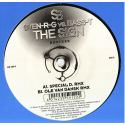 SveN-R-G vs. Bass-T The Sign (Remixes) Vinyl 12" USED
