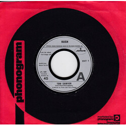 Rush Tom Sawyer / A Passage To Bangkok Vinyl 7" USED
