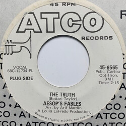 Aesop's Fables The Truth / Slow & Easy Vinyl 7" USED
