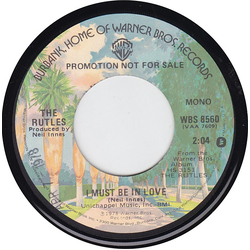 The Rutles I Must Be In Love Vinyl 7" USED