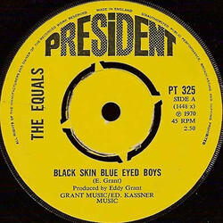 The Equals Black Skin Blue Eyed Boys Vinyl 7" USED