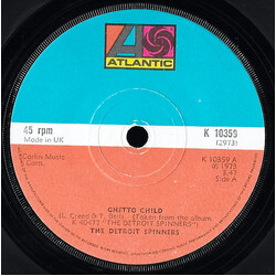 Spinners Ghetto Child Vinyl 7" USED