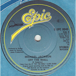 Michael Jackson Off The Wall Vinyl 7" USED
