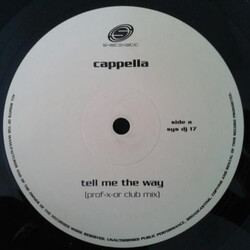 Cappella Tell Me The Way Vinyl 12" USED