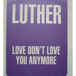 Luther Vandross Love Don't Love You Anymore (Tony Moran Mixes) Vinyl 12" USED