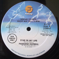 Paradise Express Star In My Life Vinyl 12" USED