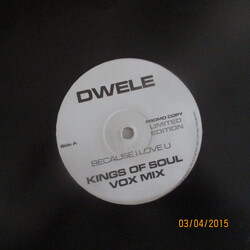 Dwele (2) Because I Love You Vinyl 12" USED