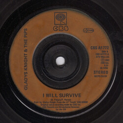Gladys Knight And The Pips I Will Survive Vinyl 7" USED