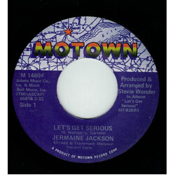 Jermaine Jackson Let's Get Serious Vinyl 7" USED
