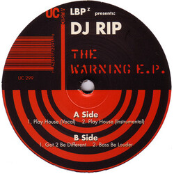 DJ Rip The Warning E.P. Vinyl 12" USED