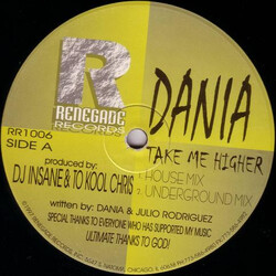 Dania Take Me Higher Vinyl 12" USED