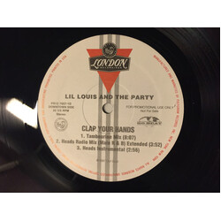 Lil' Louis & The Party Clap Your Hands Vinyl 12" USED
